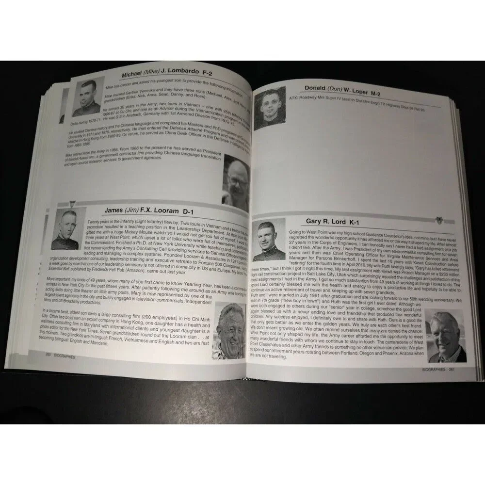 USMA Class Of 1961 Reunion Book 50 Years In Review West Point 1961 - 2011